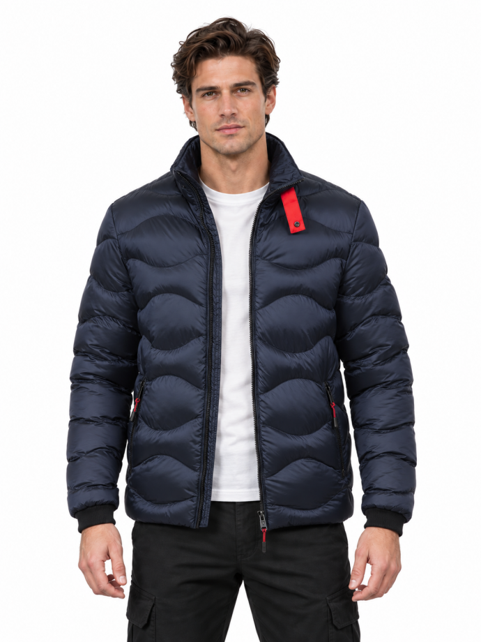 V310 PUFFER NAVY - ΑΝΔΡΙΚΟ ΤΖΑΚΕΤ ΜΠΛΕ VCODE