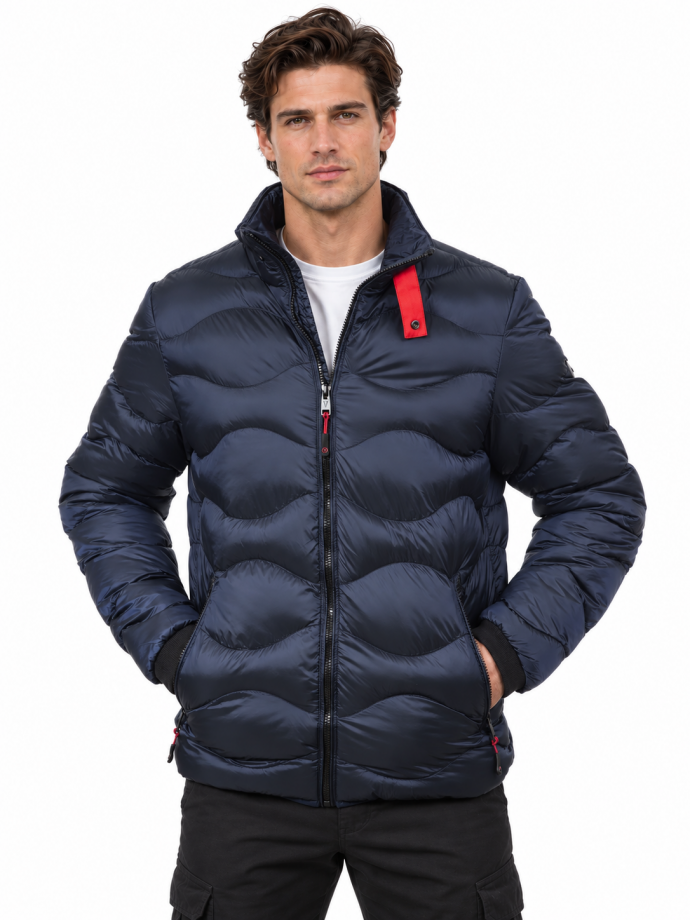 V310 PUFFER NAVY - ΑΝΔΡΙΚΟ ΤΖΑΚΕΤ ΜΠΛΕ VCODE