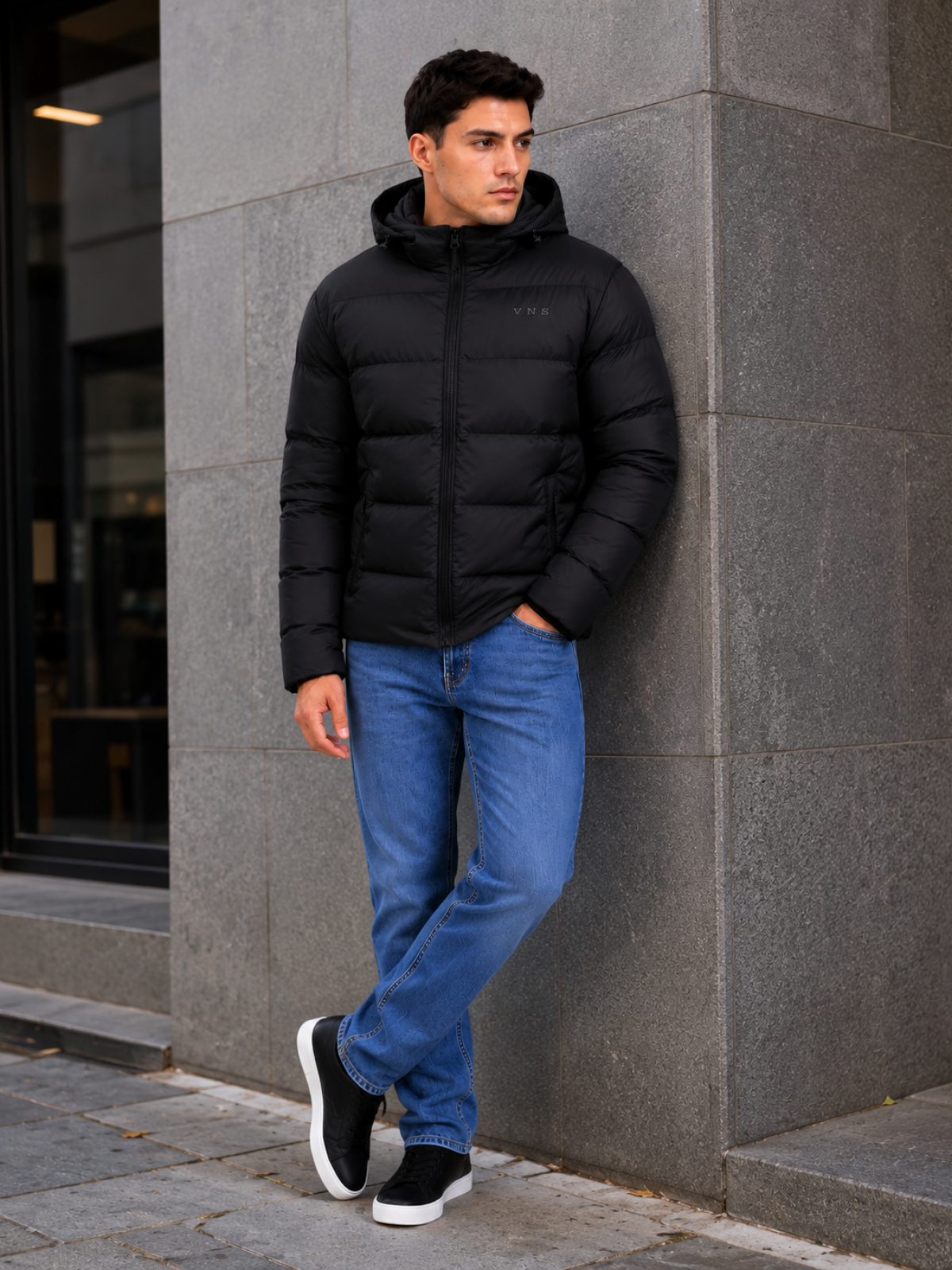 G520 V&S MENS WINTER JACKET BLACK