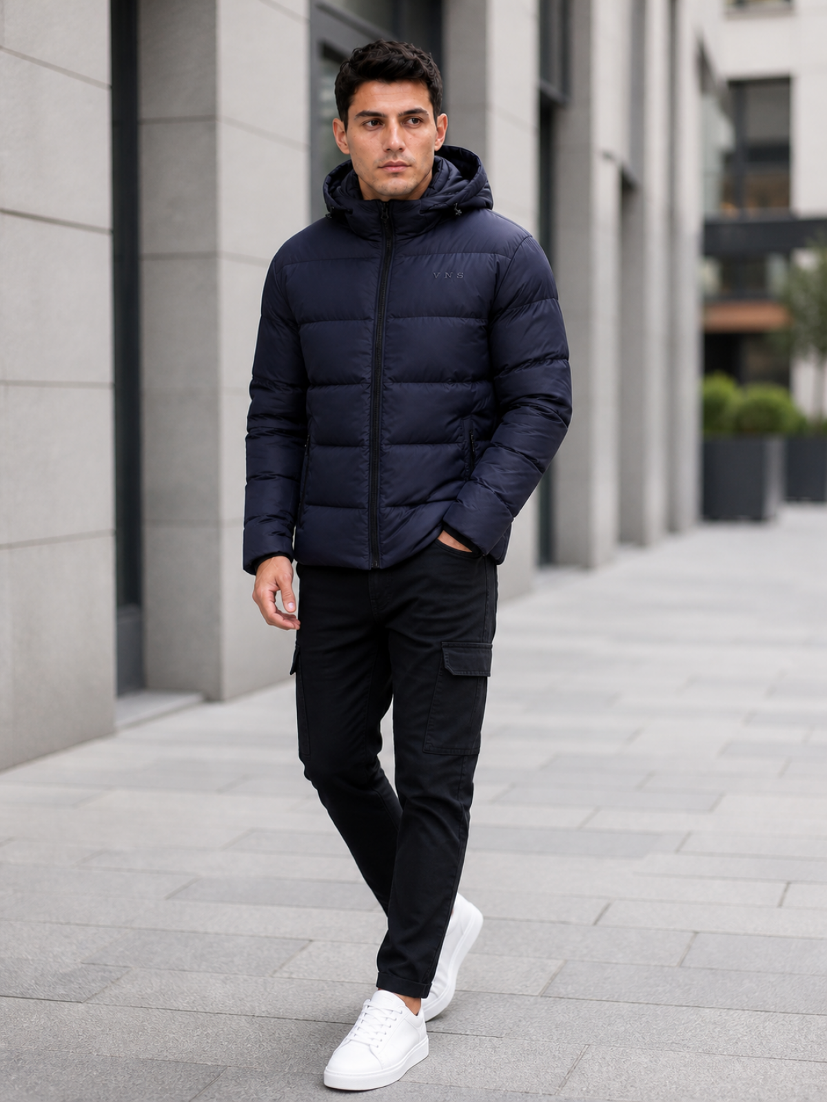 G520 V&S MENS WINTER JACKET NAVY