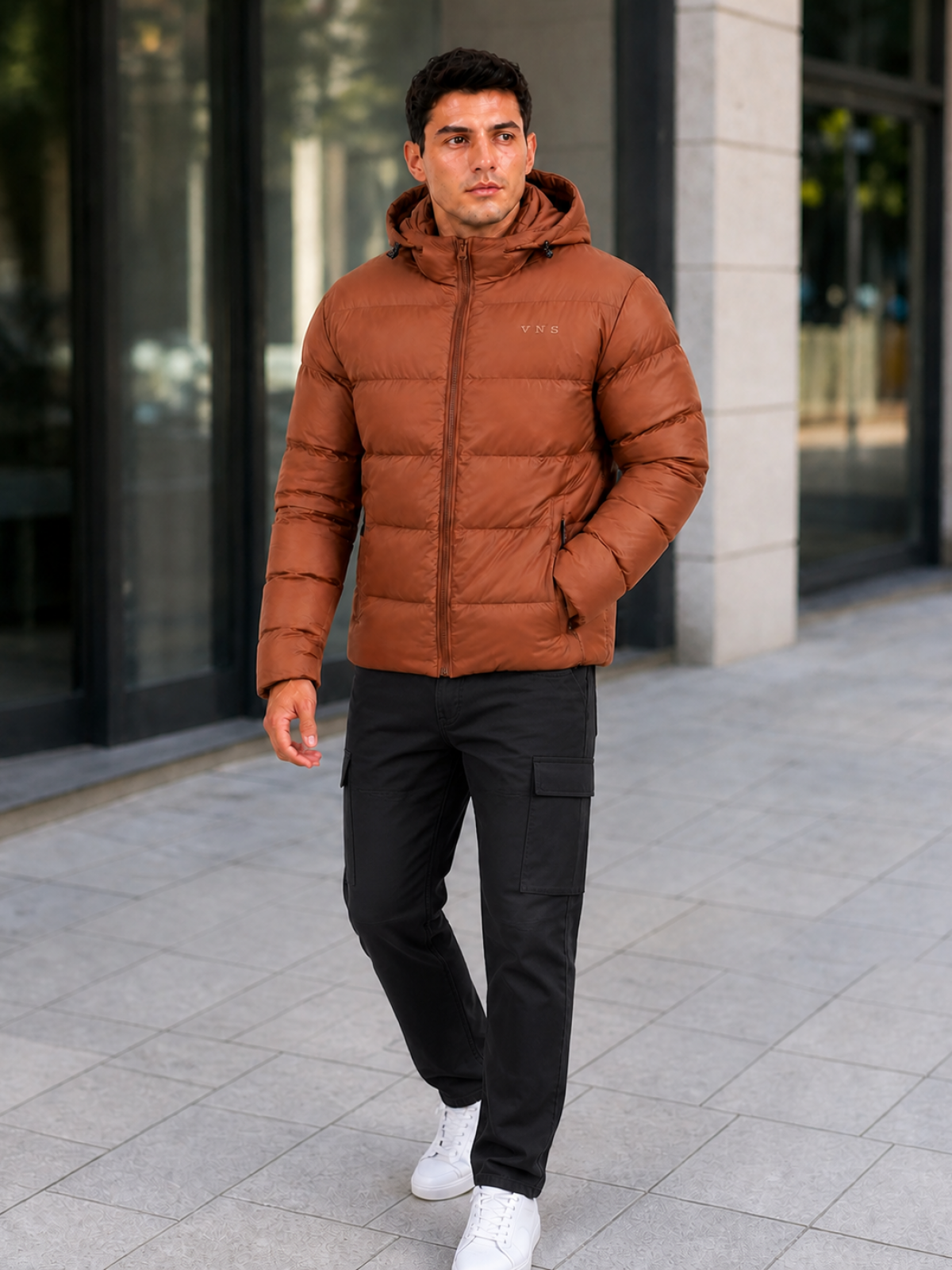 G520 V&S MENS WINTER JACKET TAN