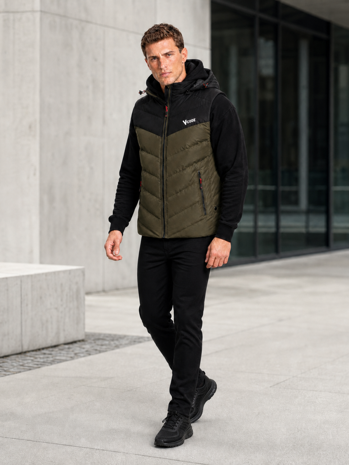 ICETECH G825 OLIVE-BLACK - ΑΝΔΡΙΚΟ ΑΜΑΝΙΚΟ ΛΑΔΙ-ΜΑΥΡΟ