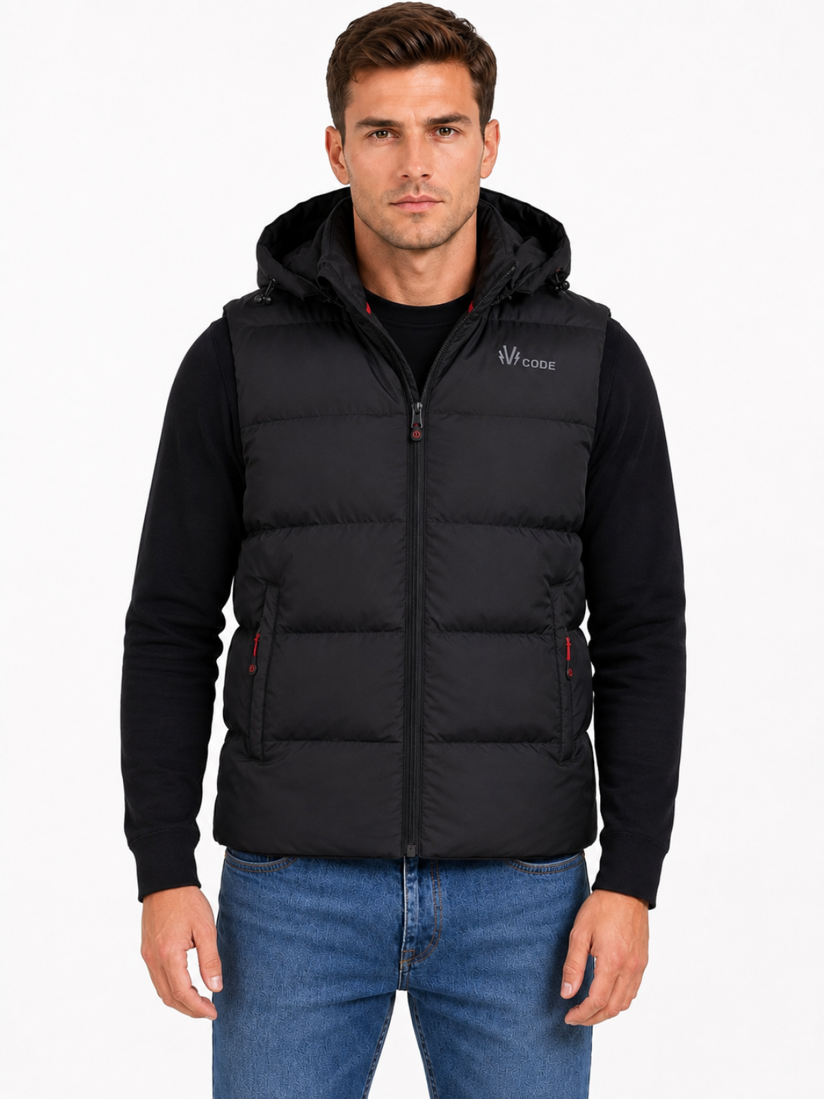 VITO MENS GILET BLACK