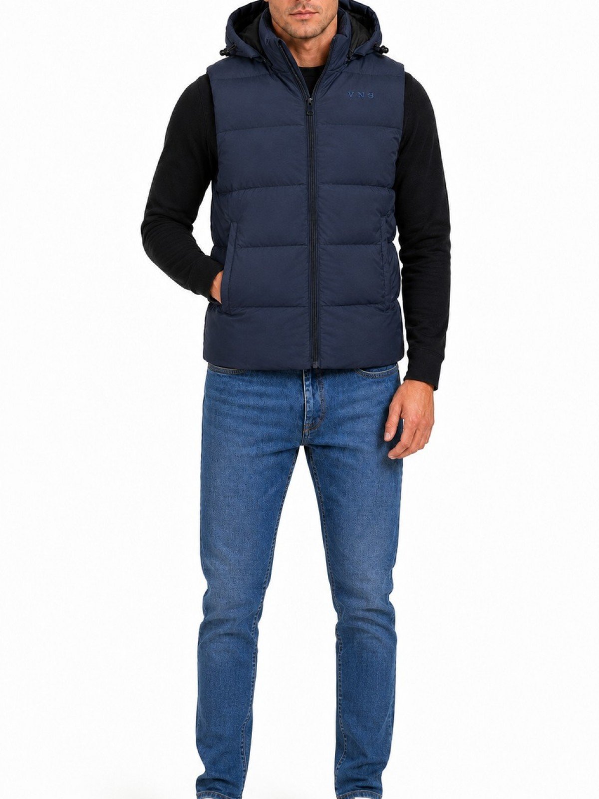 G001 MENS GILET NAVY