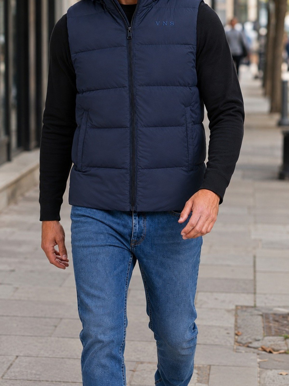 G001 MENS GILET NAVY