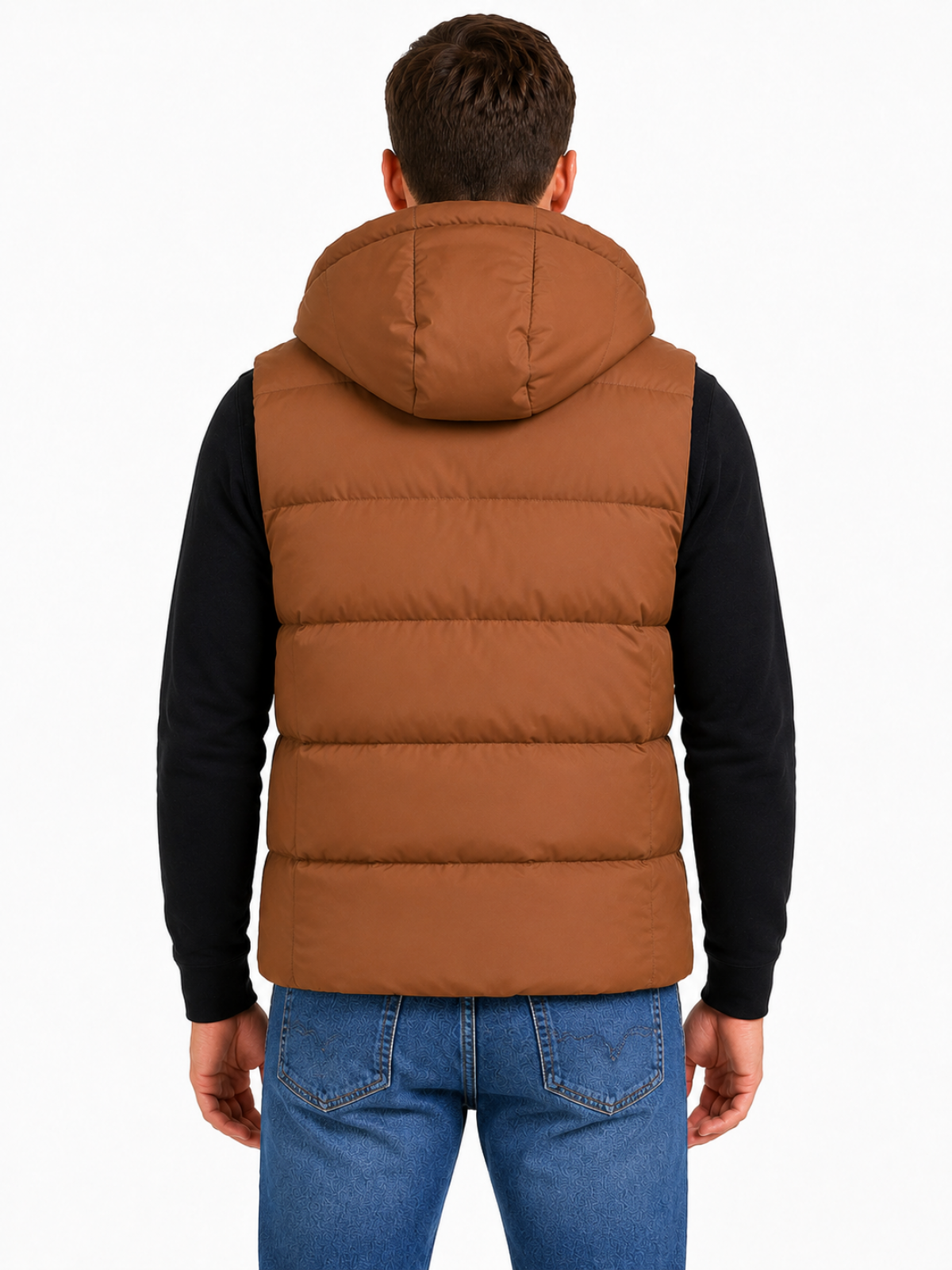 G001 MENS GILET MUSTARD