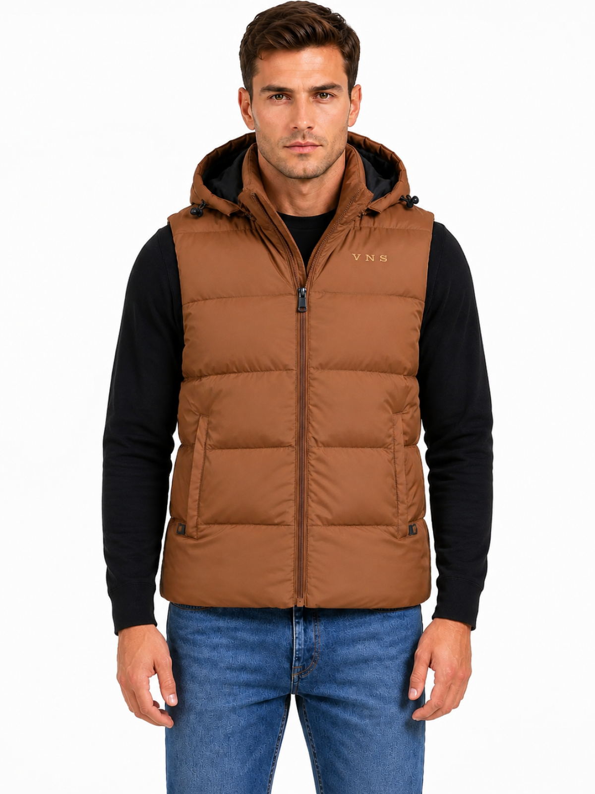 G001 MENS GILET MUSTARD