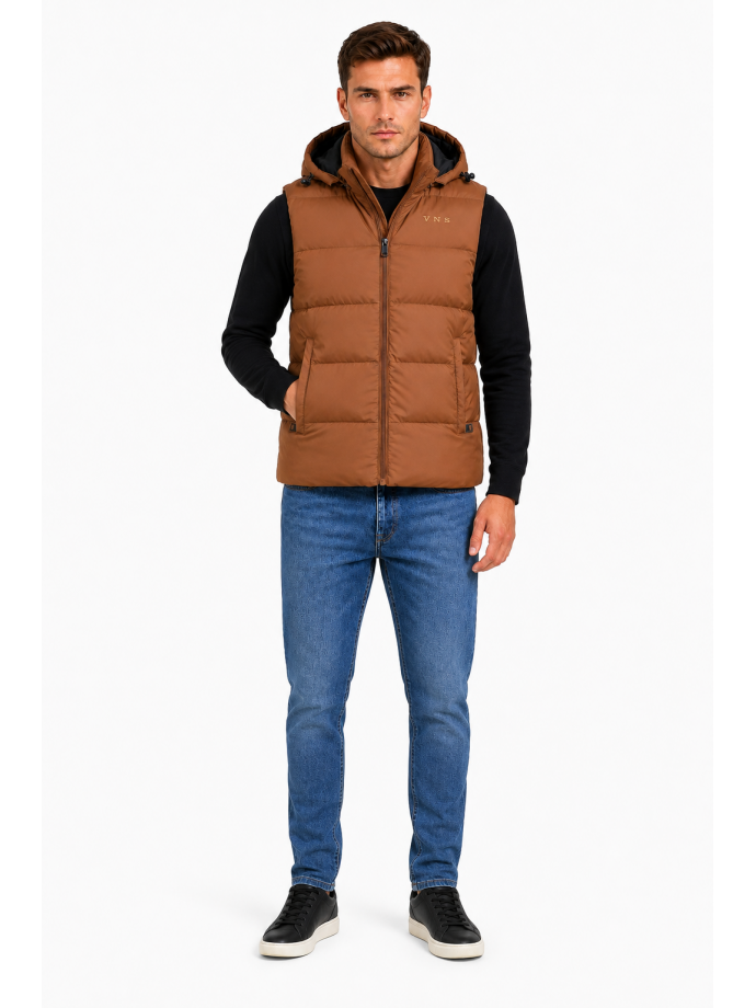 G001 MENS GILET MUSTARD