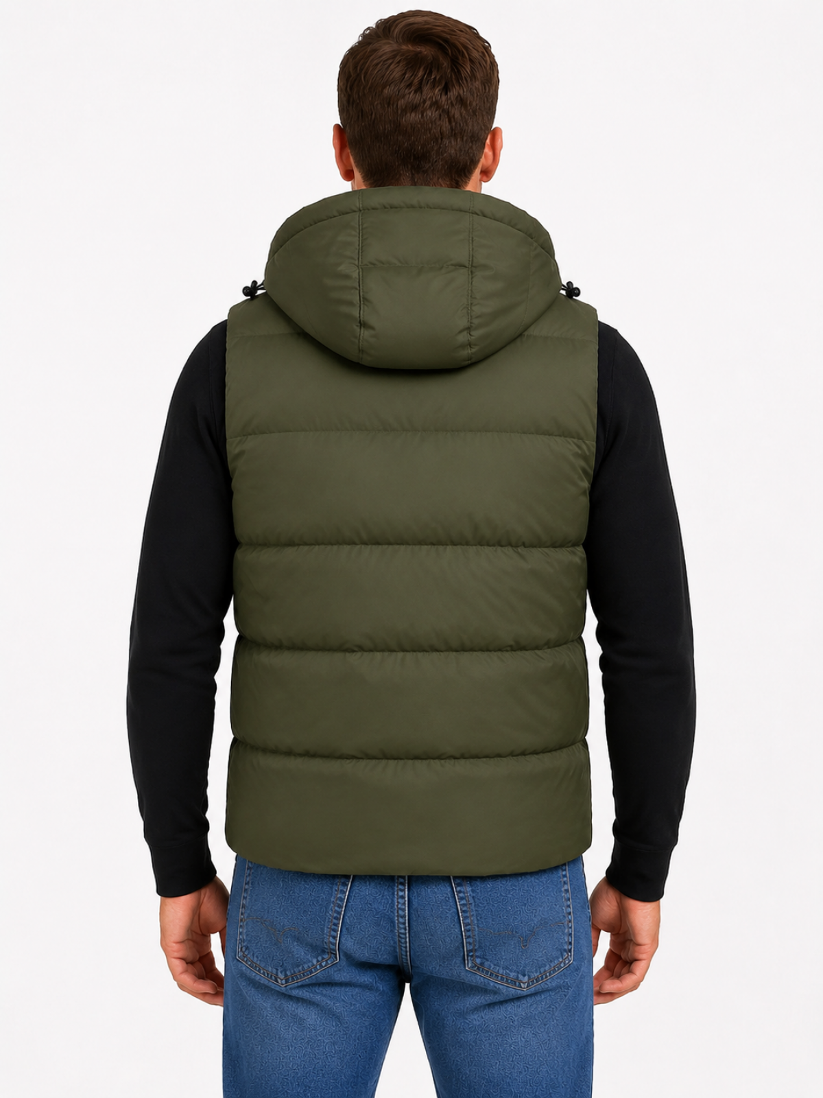 G001 MENS GILET OLIVE