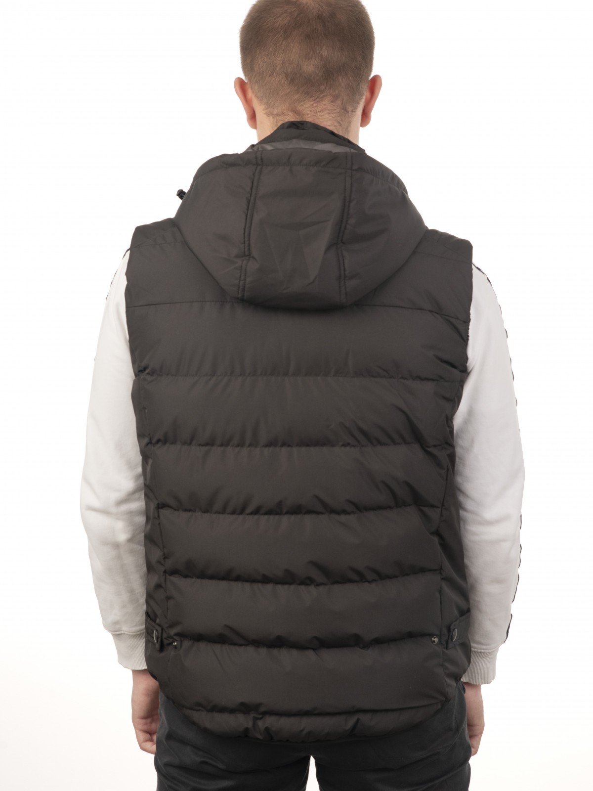 G325 BLACK GILLET VCODE-ΑΝΔΡΙΚΟ ΑΜΑΝΙΚΟ ΜΑΥΡΟ