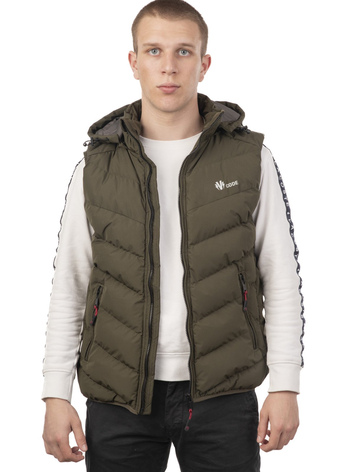 G325 OLIVE GILLET VCODE-ΑΝΔΡΙΚΟ ΑΜΑΝΙΚΟ ΛΑΔΙ