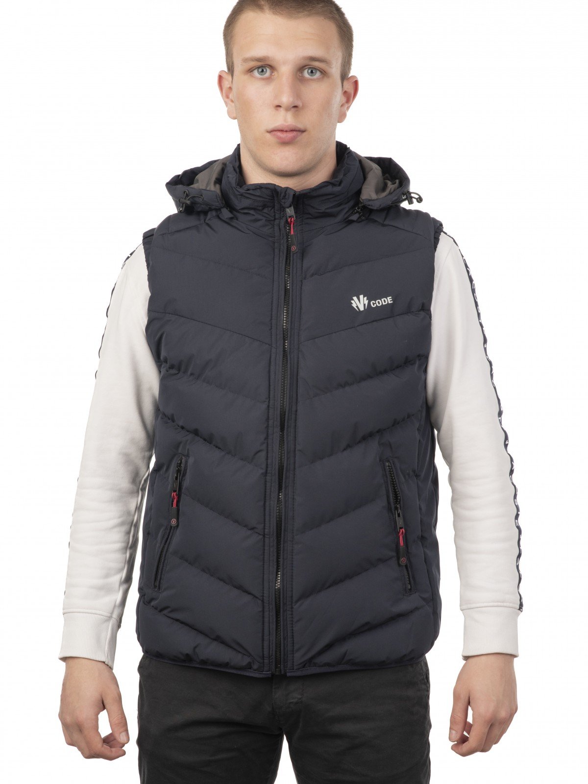 G325 NAVY GILLET VCODE-ΑΝΔΡΙΚΟ ΑΜΑΝΙΚΟ ΜΠΛΕ