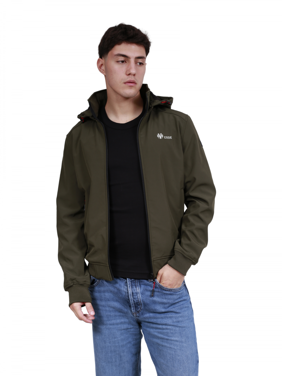 G441 OLIVE ΑΝΔΡΙΚΟ NEOPREN ΤΖΑΚΕΤ ΛΑΔΙ VCODE