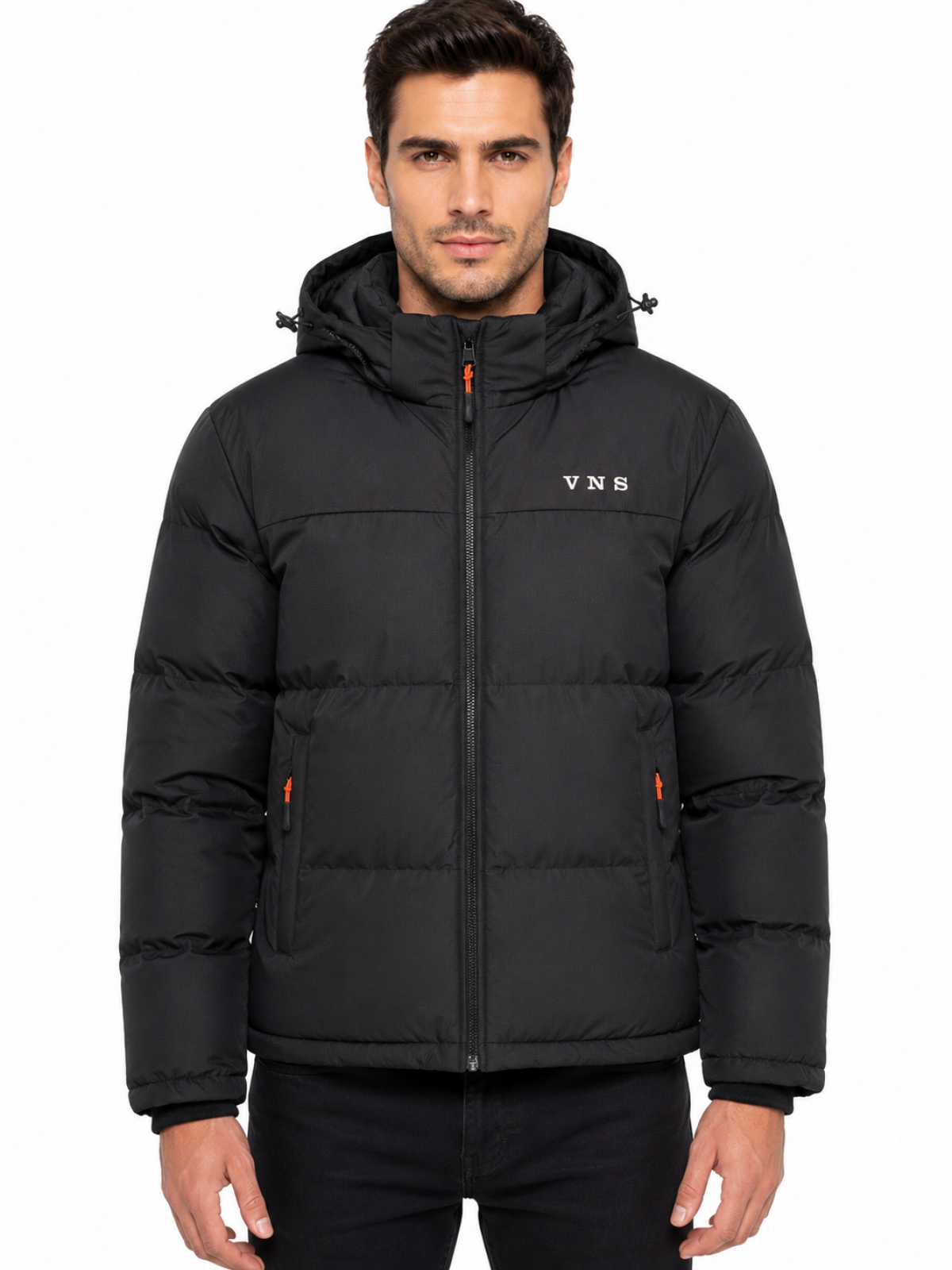 V528 V&S MENS WINTER JACKET BLACK