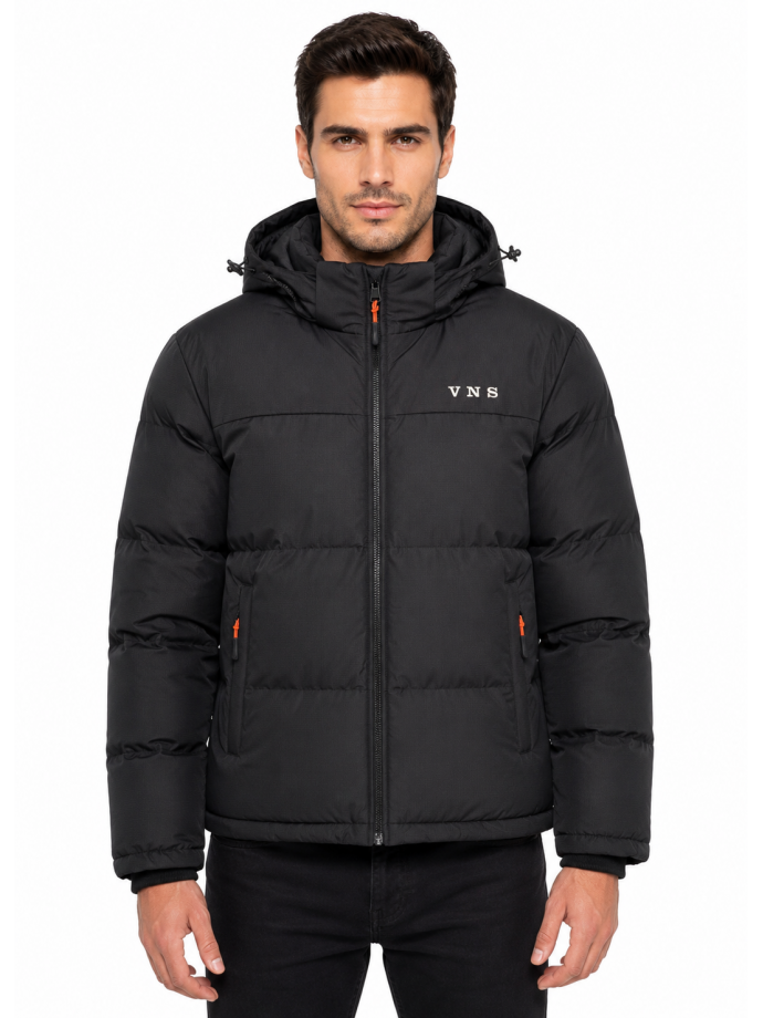 V528 V&S MENS WINTER JACKET BLACK