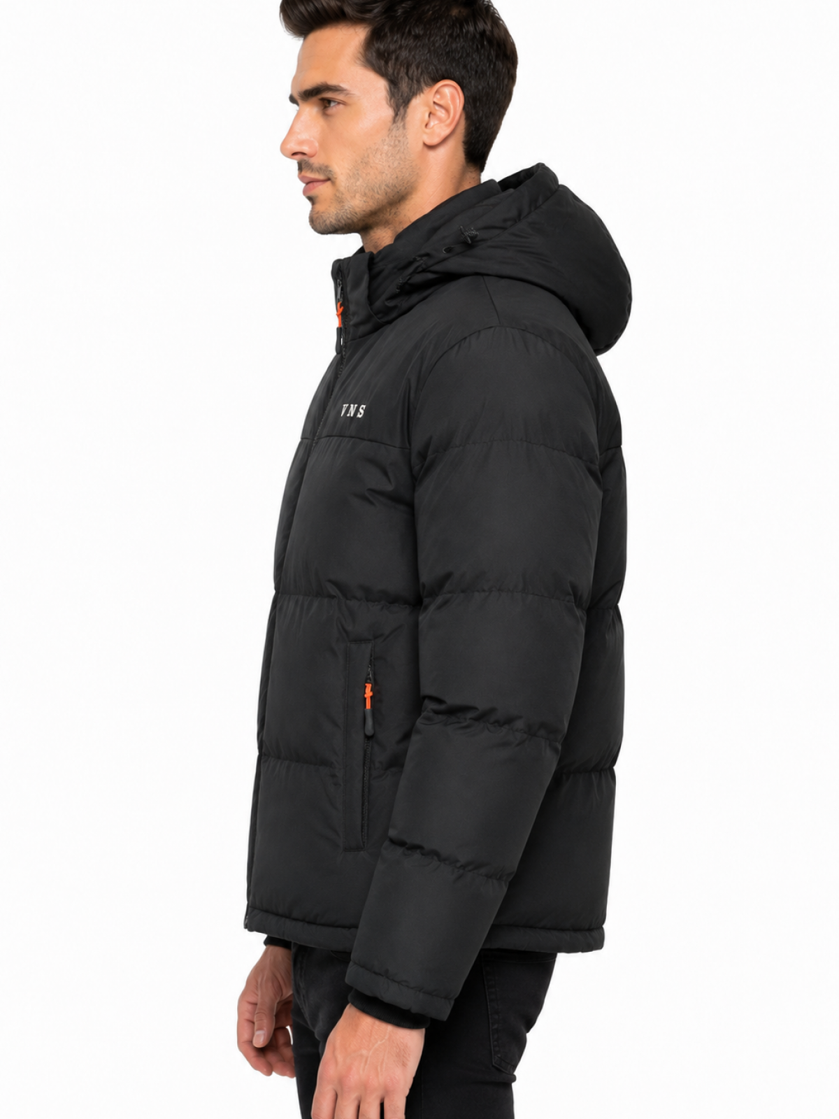 V528 V&S MENS WINTER JACKET BLACK