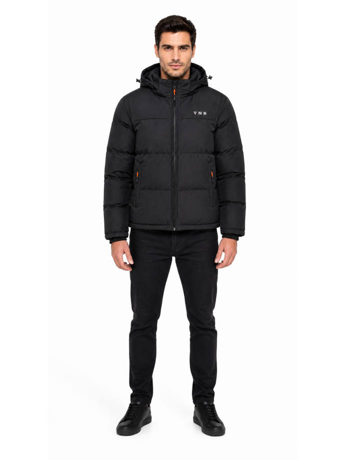 V528 V&S MENS WINTER JACKET BLACK