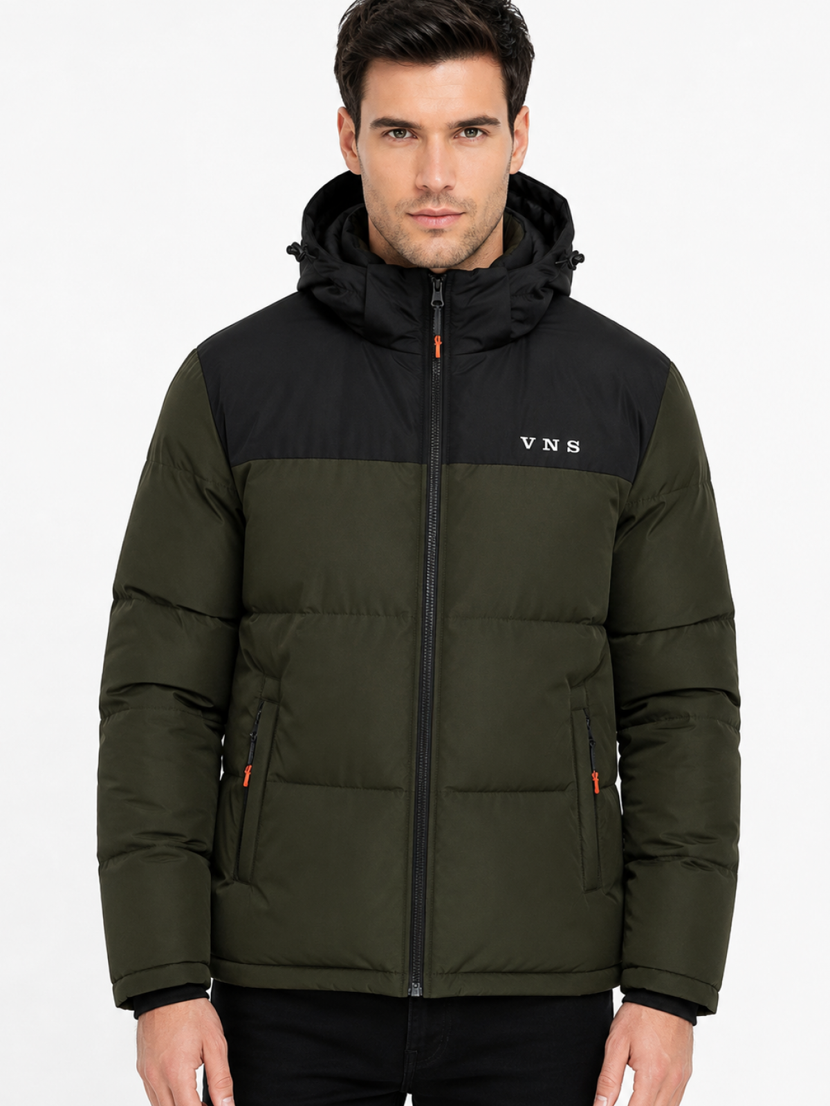 V528 V&S MENS WINTER JACKET OLIVE