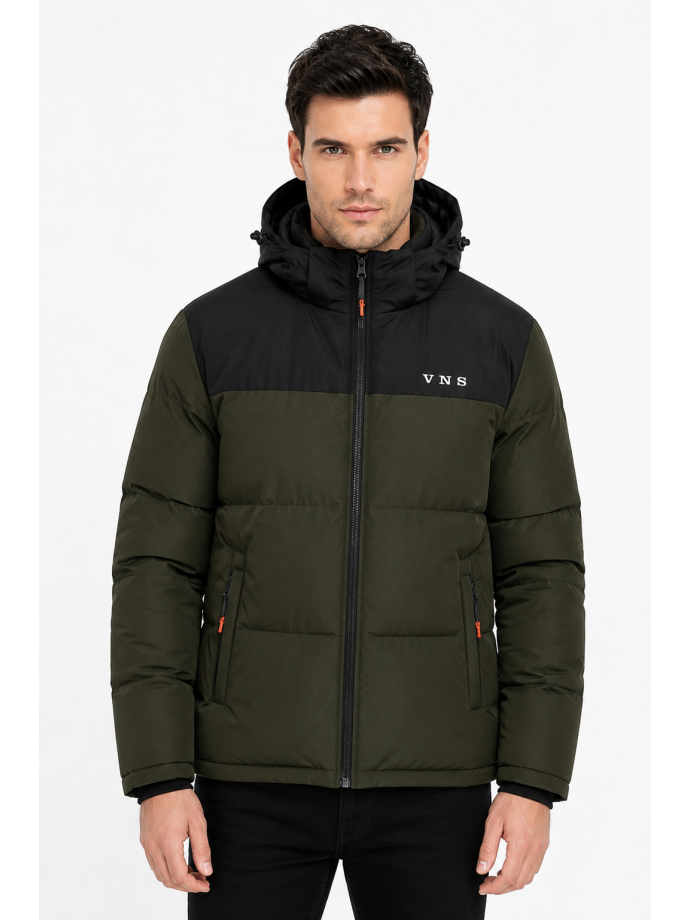 V528 V&S MENS WINTER JACKET OLIVE