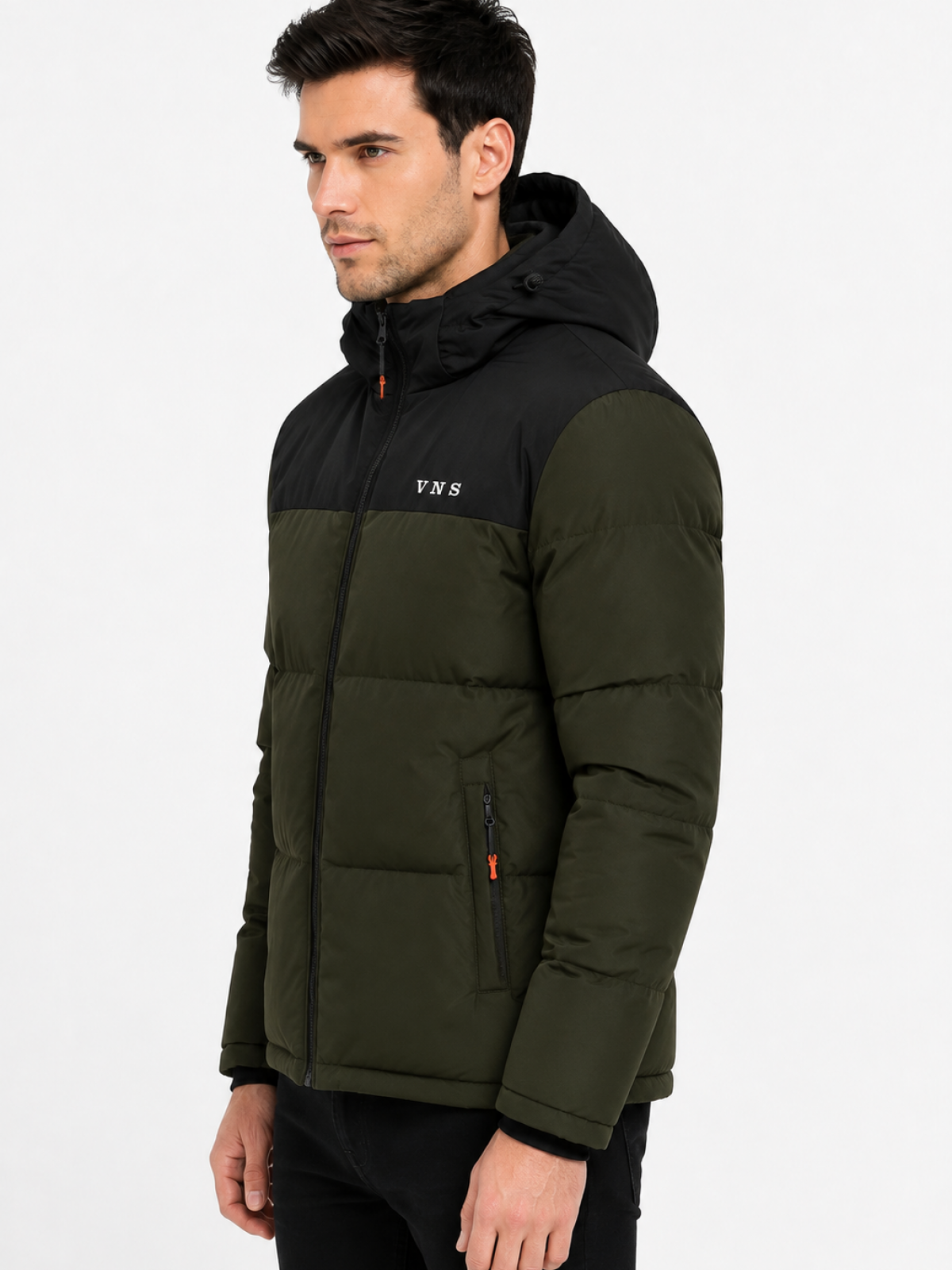 V528 V&S MENS WINTER JACKET OLIVE