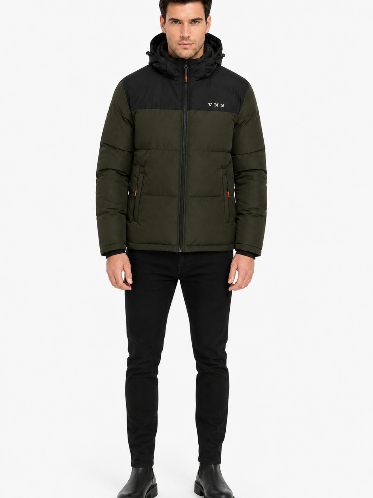 V528 V&S MENS WINTER JACKET OLIVE
