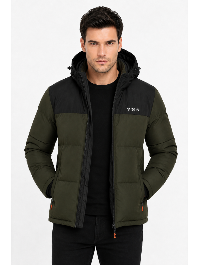 V528 V&S MENS WINTER JACKET OLIVE