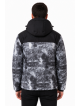 V528 V&S MENS WINTER JACKET BLACK PRINT