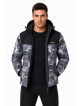 V528 V&S MENS WINTER JACKET BLACK PRINT