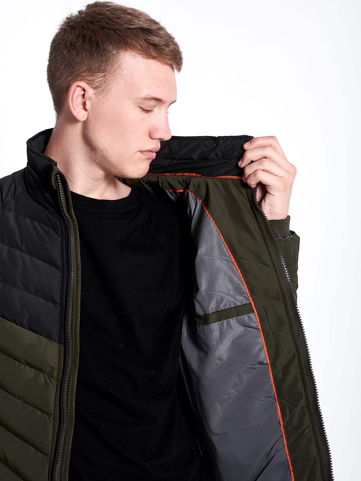 ICETECH G737 OLIVE/BLACK-ΑΝΔΡΙΚΟ ΜΠΟΥΦΑΝ ΧΑΚΙ/ΜΑΥΡΟ