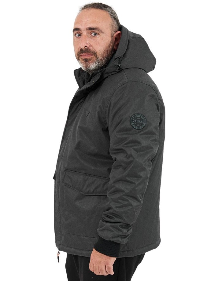 VAINAS V17  PLUS SIZE ΑΝΤΡΙΚΟ  ΤΖΑΚΕΤ  ΣΚΡΟΥΡΟ ΓΚΡΙ