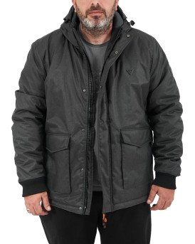 VAINAS V17  PLUS SIZE ΑΝΤΡΙΚΟ  ΤΖΑΚΕΤ  ΣΚΡΟΥΡΟ ΓΚΡΙ