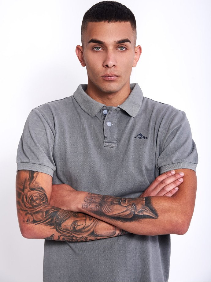 ICETECH POLO GREY-ΑΝΔΡΙΚΟ ΠΟΛΟ ΓΚΡΙ
