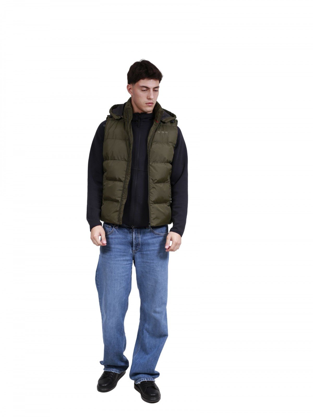 G001 MENS GILET OLIVE