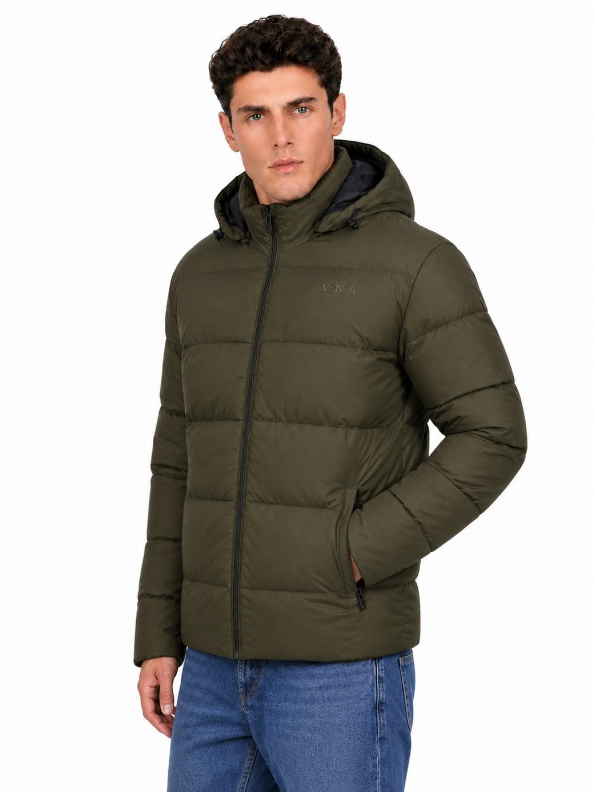 G520 V&S MENS WINTER JACKET OLIVE