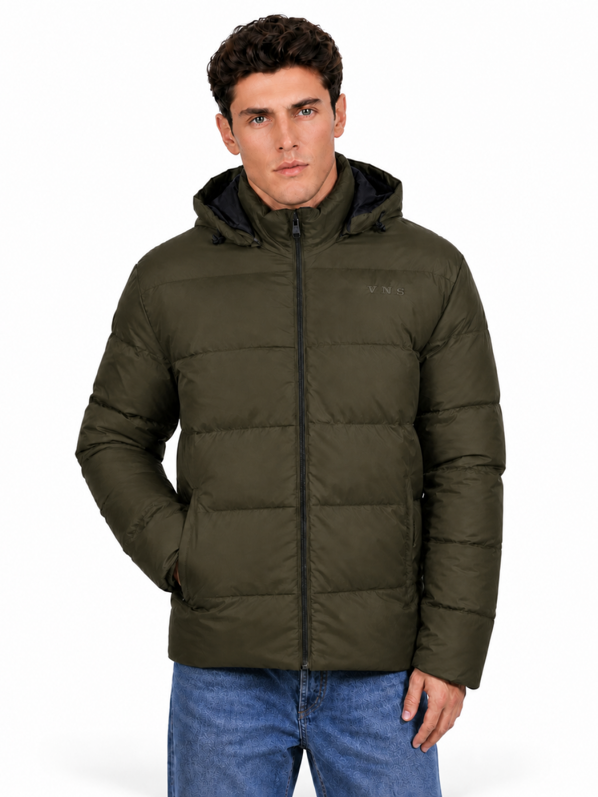 G520 V&S MENS WINTER JACKET OLIVE