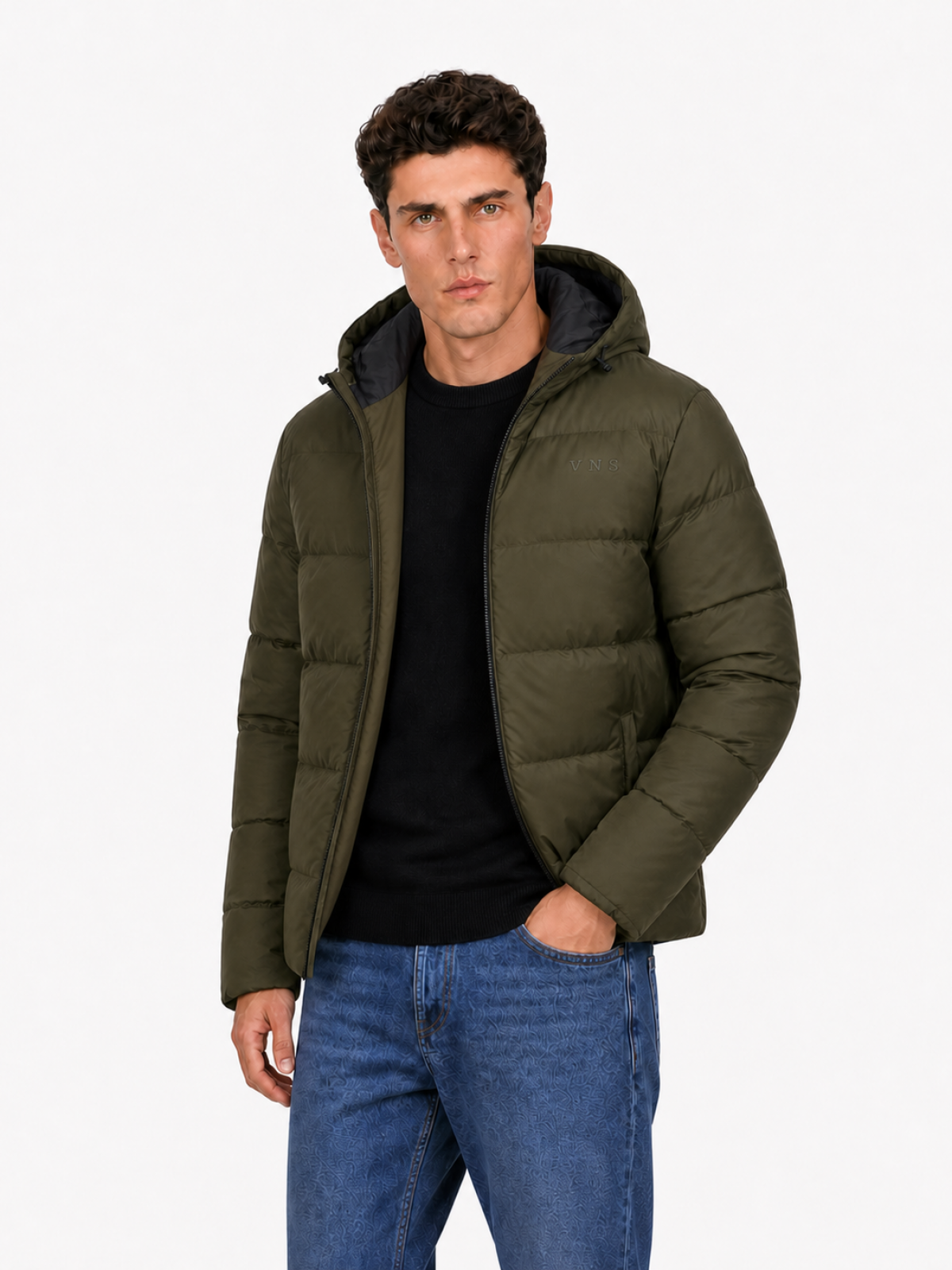 G520 V&S MENS WINTER JACKET OLIVE
