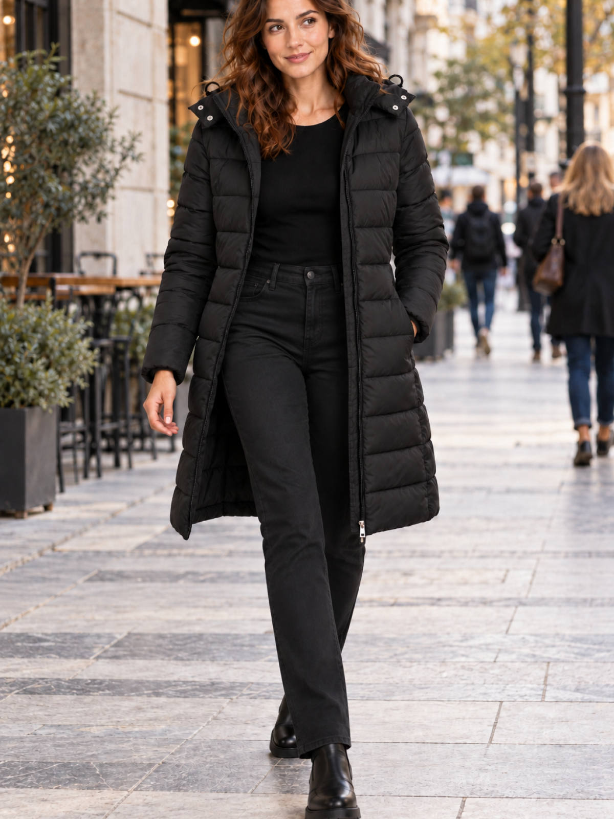 MYRTO WOMENS LONG PUFFER