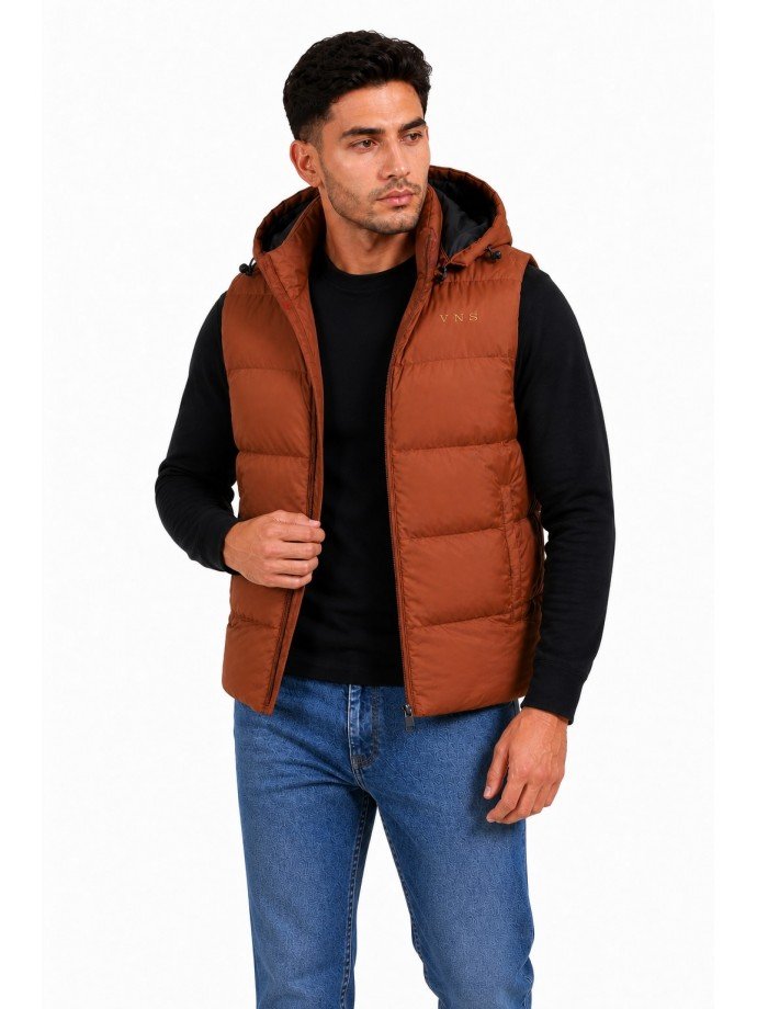 G001 MENS GILET MUSTARD