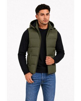 G001 MENS GILET OLIVE