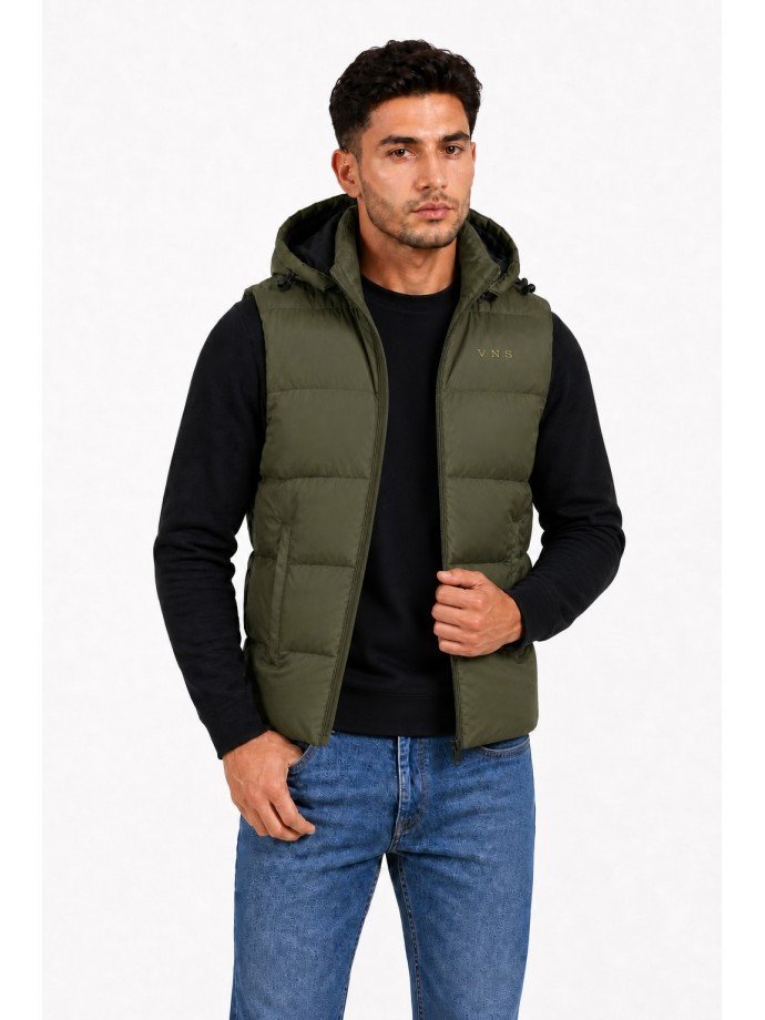 G001 MENS GILET OLIVE
