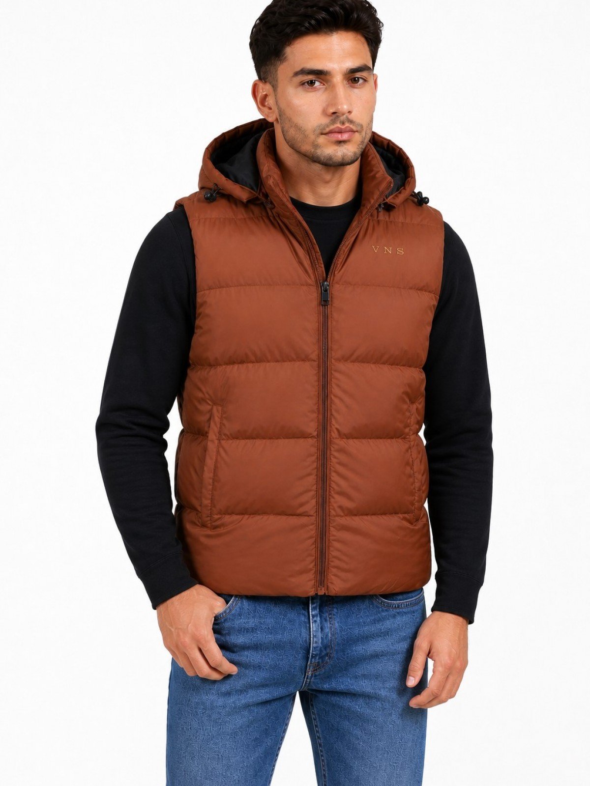 G001 MENS GILET MUSTARD