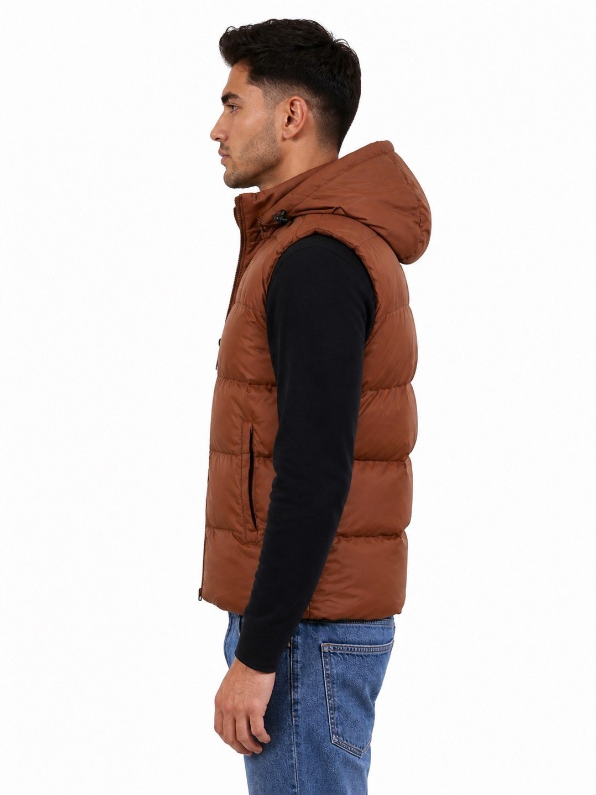 G001 MENS GILET MUSTARD