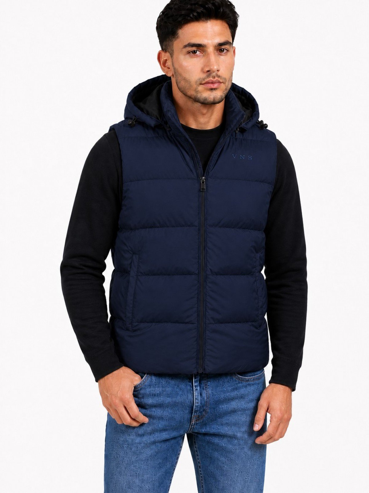 G001 MENS GILET NAVY