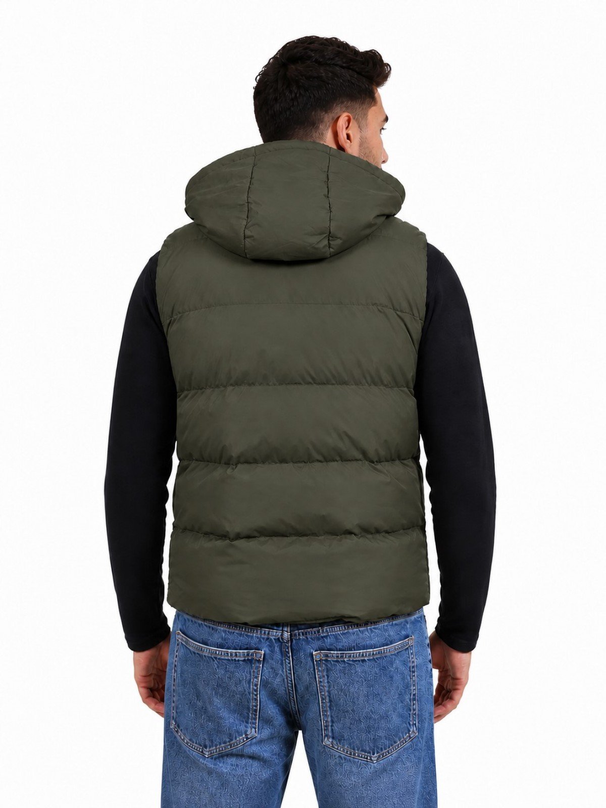 G001 MENS GILET OLIVE