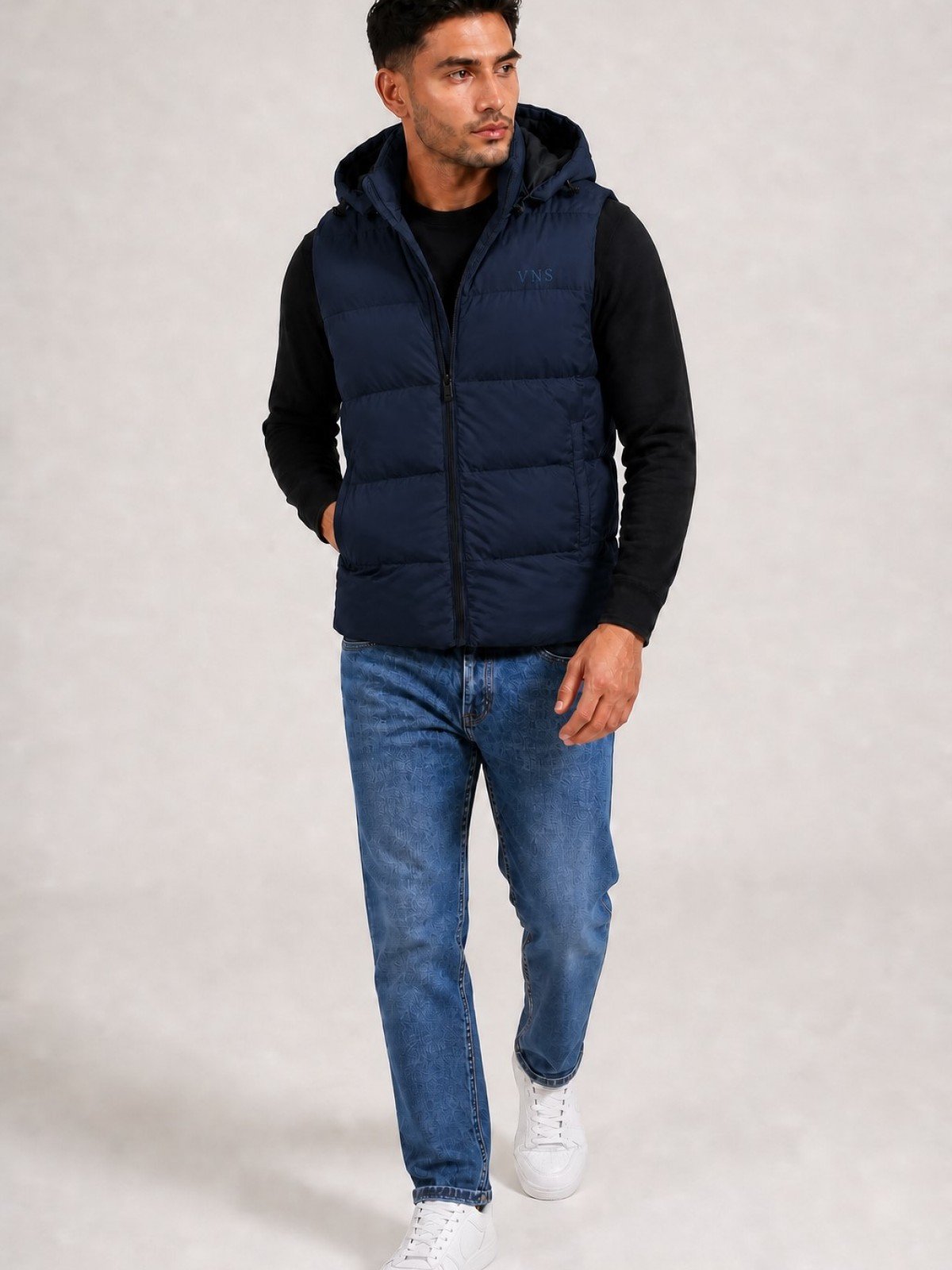 G001 MENS GILET NAVY