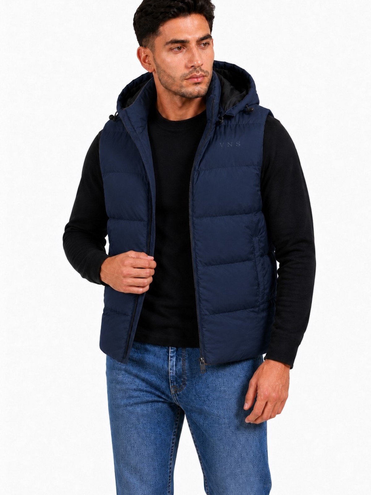 G001 MENS GILET NAVY