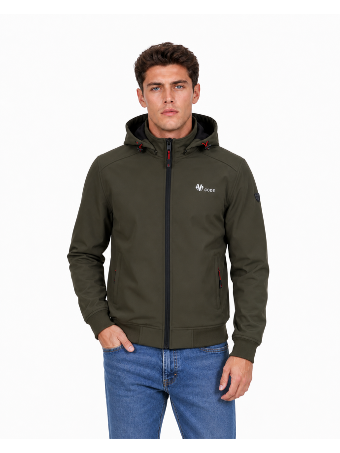 G441 OLIVE ΑΝΔΡΙΚΟ NEOPREN ΤΖΑΚΕΤ ΛΑΔΙ VCODE