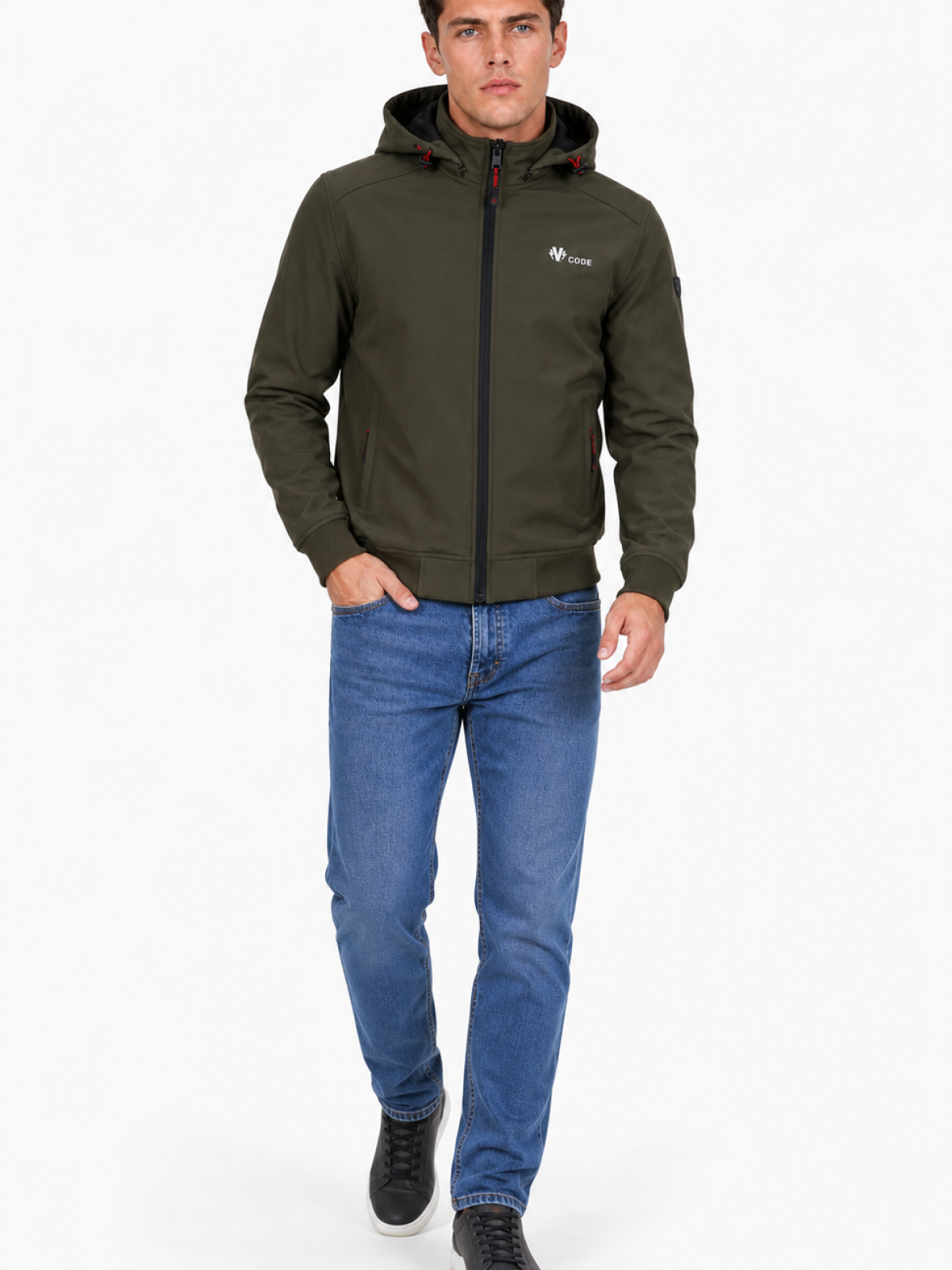 G441 OLIVE ΑΝΔΡΙΚΟ NEOPREN ΤΖΑΚΕΤ ΛΑΔΙ VCODE