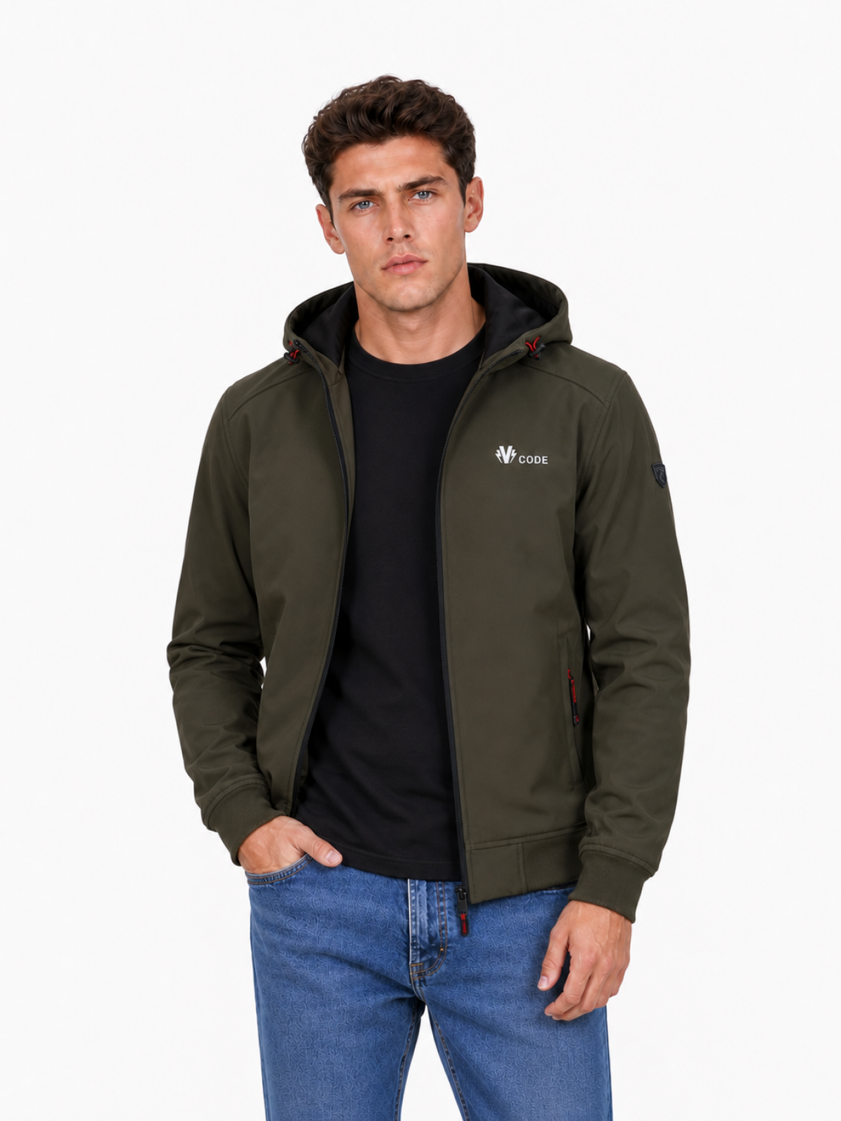 G441 OLIVE ΑΝΔΡΙΚΟ NEOPREN ΤΖΑΚΕΤ ΛΑΔΙ VCODE