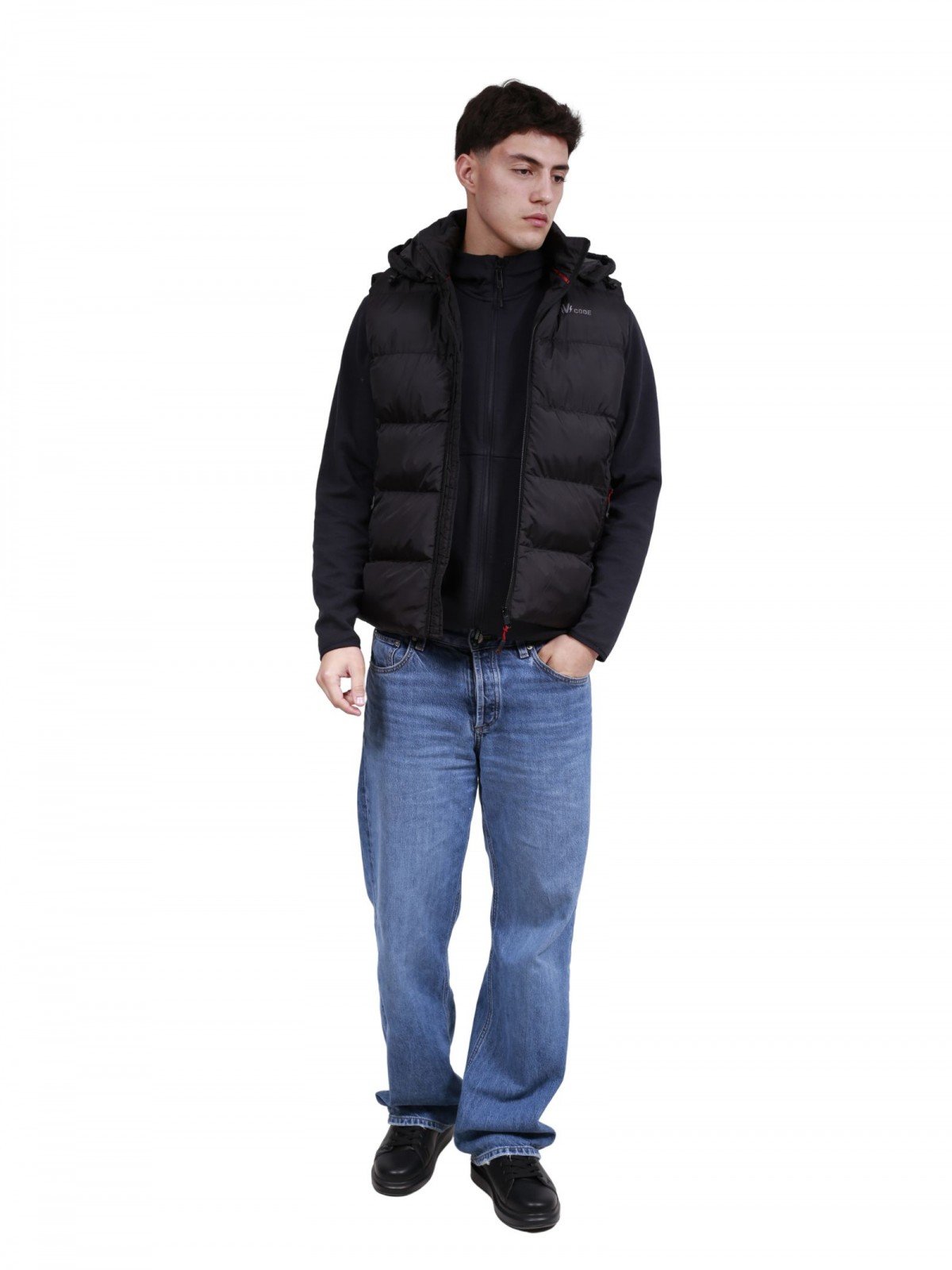VITO MENS GILET BLACK